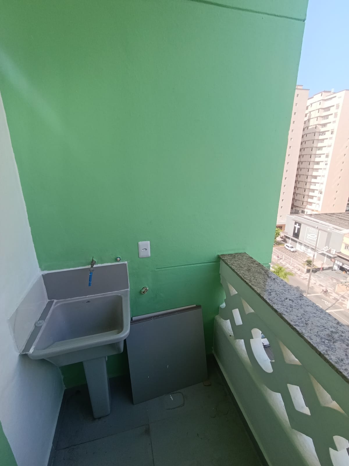 Foto do Imóvel - Lindo Sala Living com vista para o mar no José Menino em Santos/SP