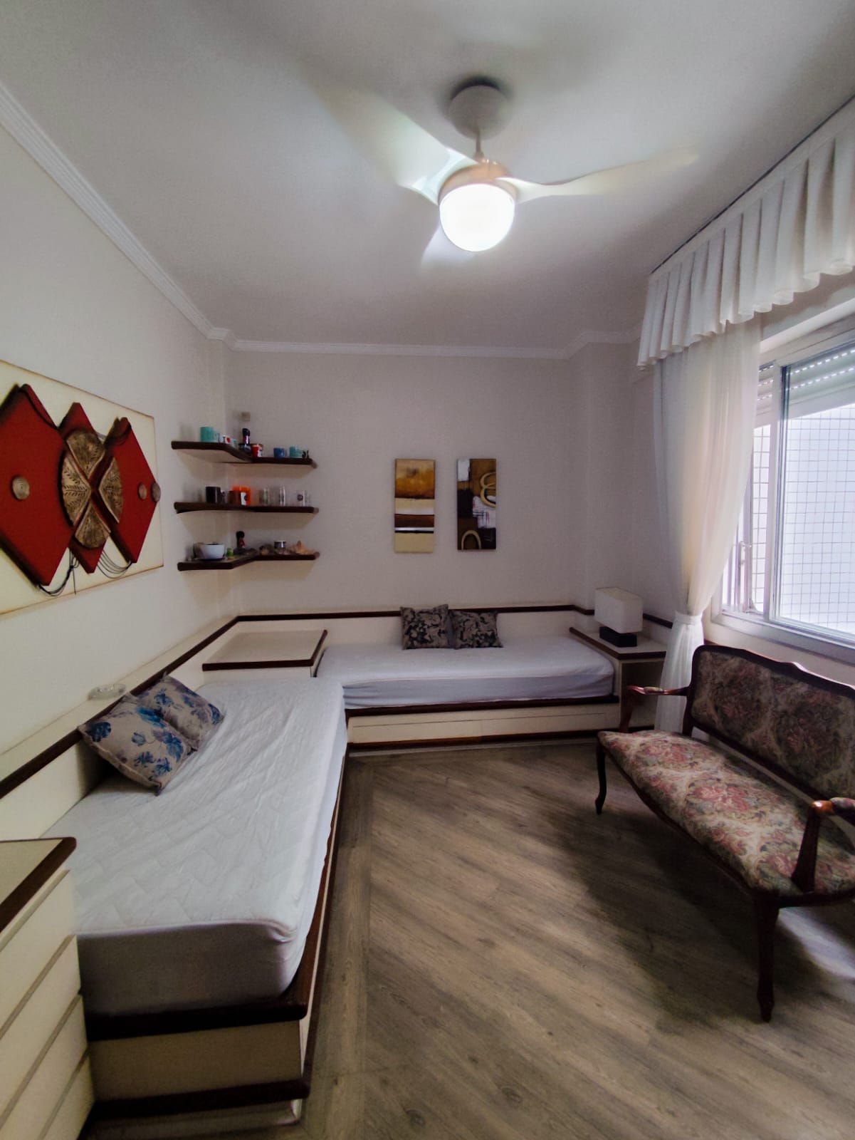 Foto do Imóvel - MARAVILHOSA VISTA EM APARTAMENTO 3 DORMS NO EMBARÉ EM SANTOS/SP