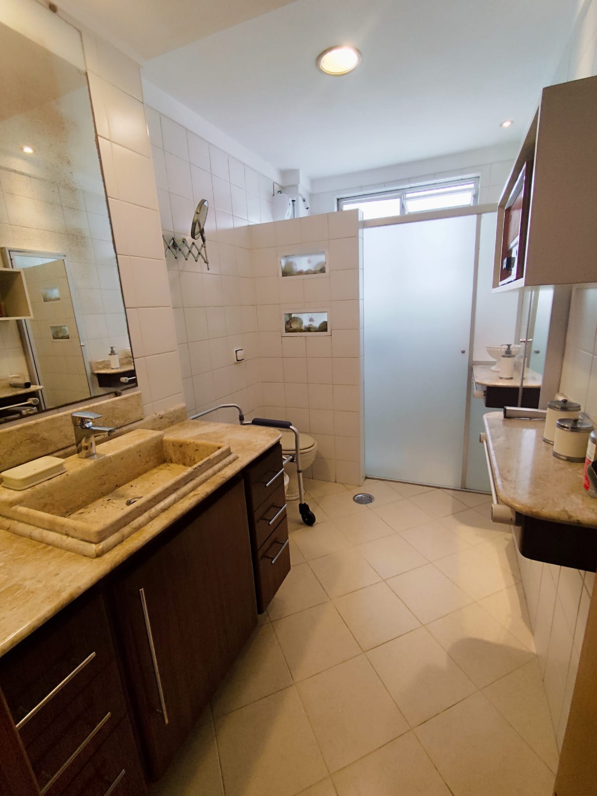 Foto do Imóvel - MARAVILHOSA VISTA EM APARTAMENTO 3 DORMS NO EMBARÉ EM SANTOS/SP