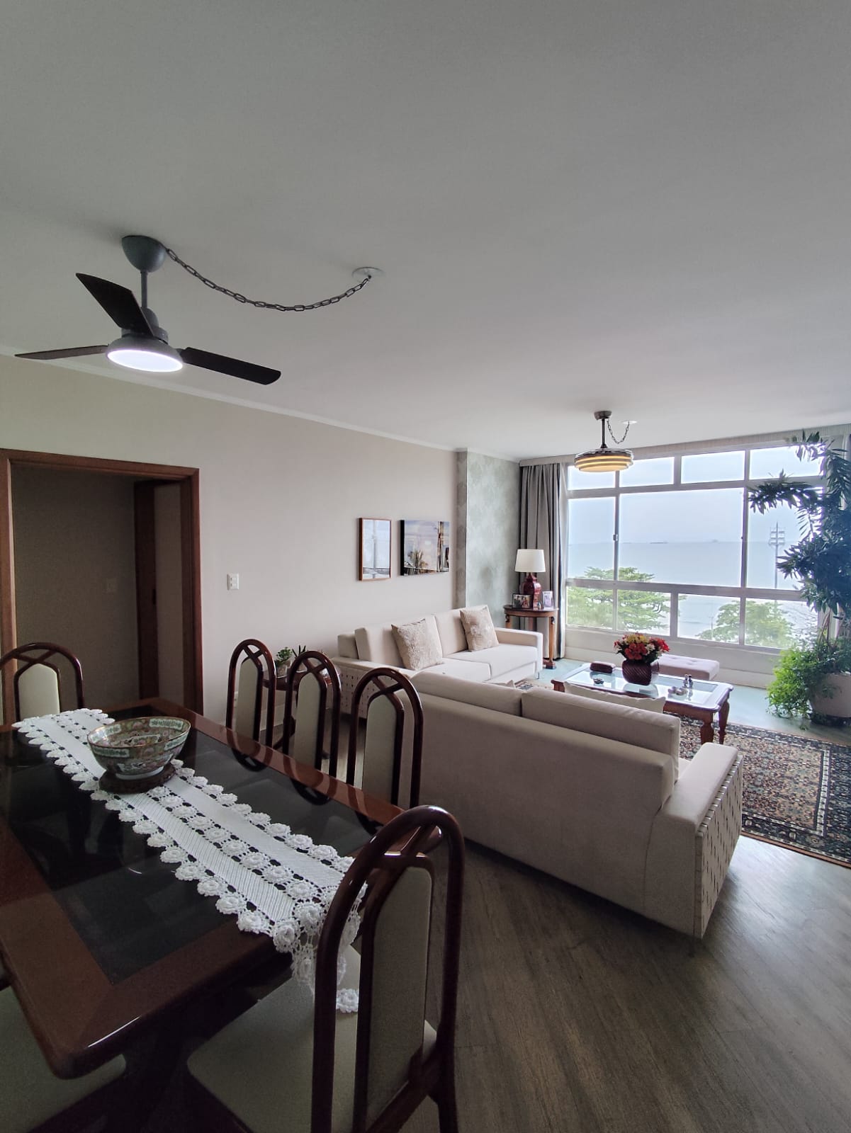 Foto do Imóvel - MARAVILHOSA VISTA EM APARTAMENTO 3 DORMS NO EMBARÉ EM SANTOS/SP