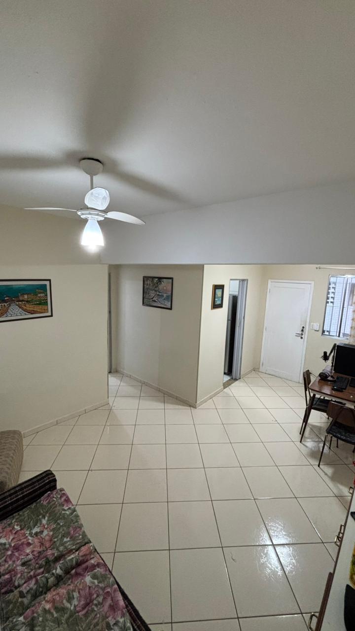 Foto do Imóvel - 01 dorm frente mar no Embaré em Santos/SP